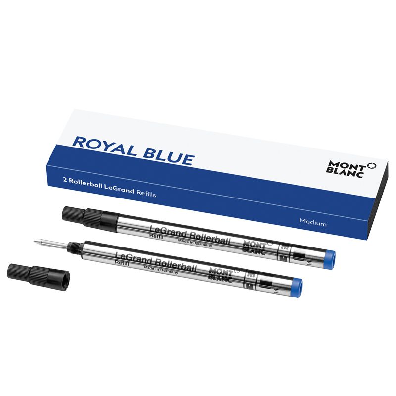 Montblanc Rollerball Refills Royal Blue Medium – 2-Pack