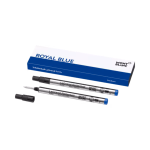 Montblanc LeGrand Rollerball Refills Royal Blue Medium – 2-Pack