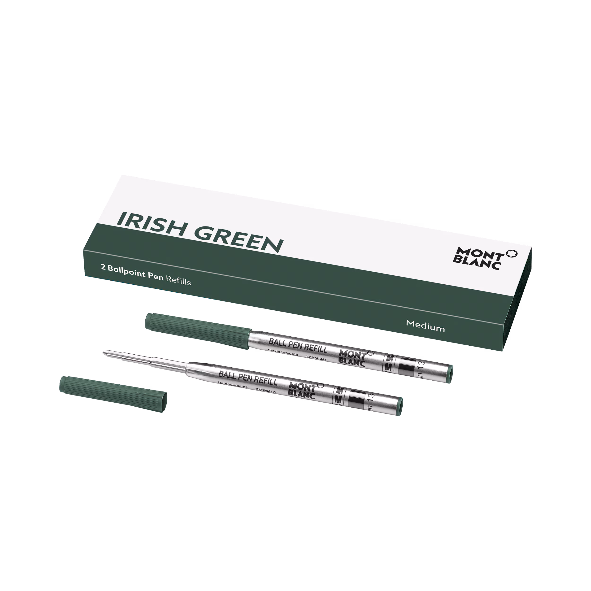 Montblanc Ballpoint Pen Refills Irish Green Medium – 2-Pack