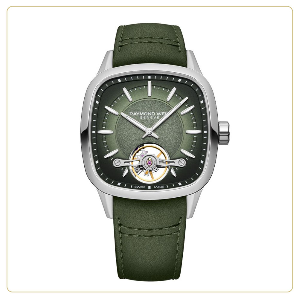Raymond Weil Freelancer Calibre RW1212 Automatic 40mm Green Watch