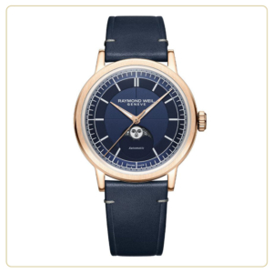 Raymond Weil Millesime Moonphase Automatic 39.5mm Rose-Gold PVD Watch