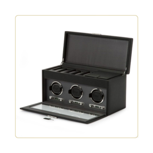 WOLF Viceroy Triple Watch Winder with Storage
