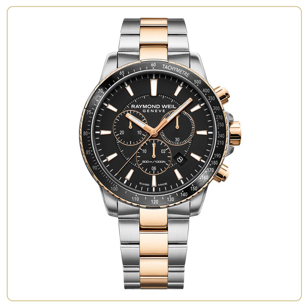 Raymond Weil Tango 300 Two-Tone Chronograph 43 mm