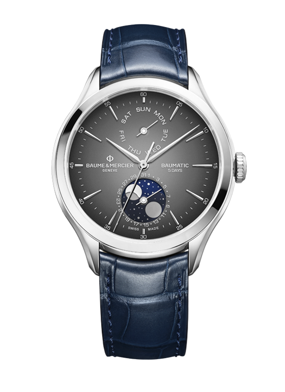 Baume & Mercier Clifton Baumatic Day-Date Moon Phase 42mm