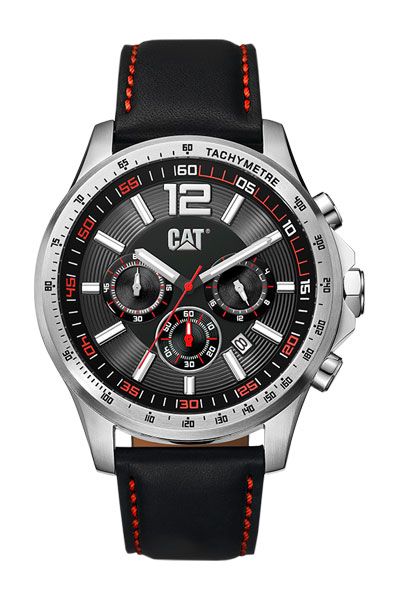 CAT Boston Black/Red Chronograph Men’s Watch