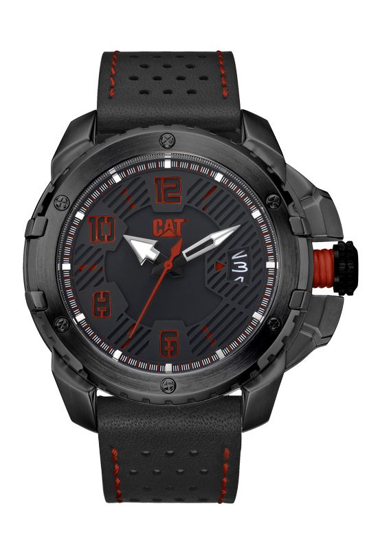 CAT Construct Black/Red Men’s Watch