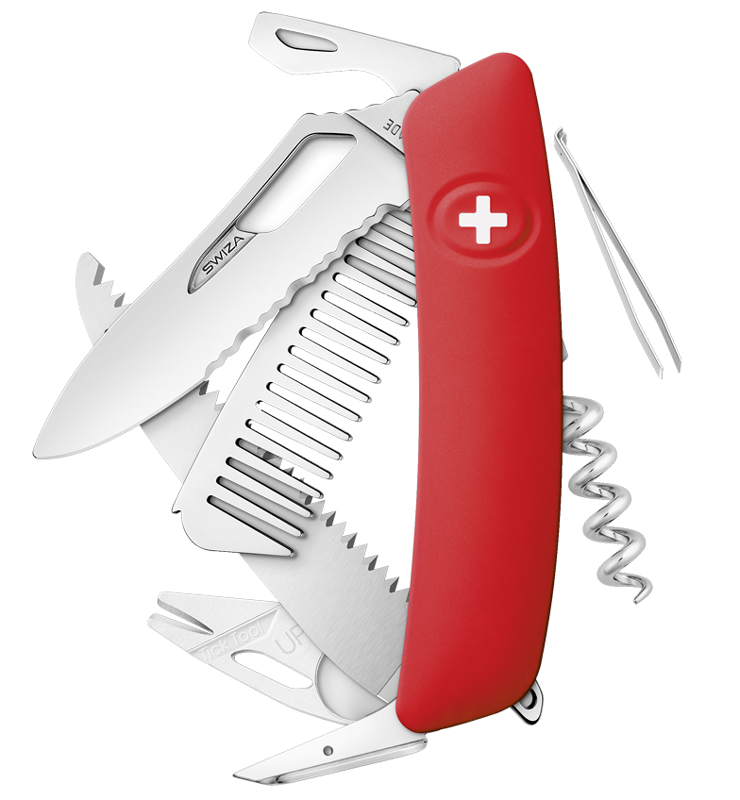 SWIZA SH09 TR-HTT Horse & Tick Tool Red