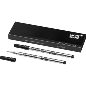 Montblanc Rollerball Refills Mystery Black Medium – 2-Pack
