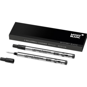 Montblanc LeGrand Rollerball Refills Mystery Black Medium – 2-Pack