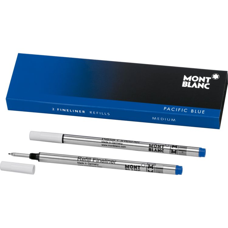Montblanc Fineliner Refills Royal Blue Medium – 2-Pack