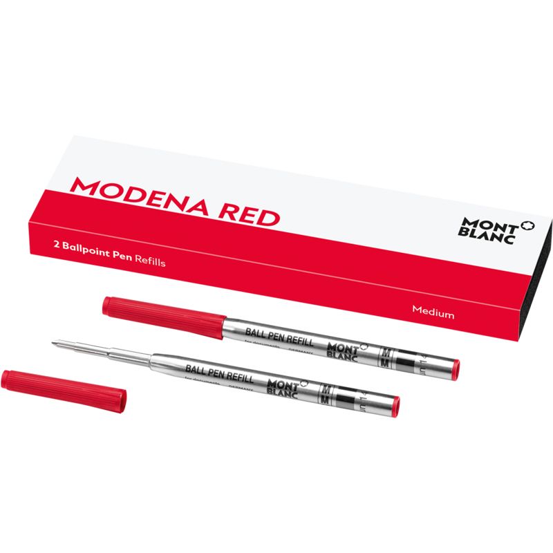 Montblanc Ballpoint Refills Modena Red Medium – 2-Pack