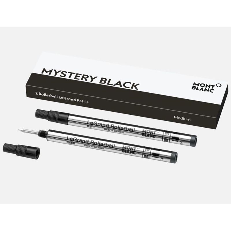 Montblanc LeGrand Rollerball Refills Mystery Black Medium – 2-Pack