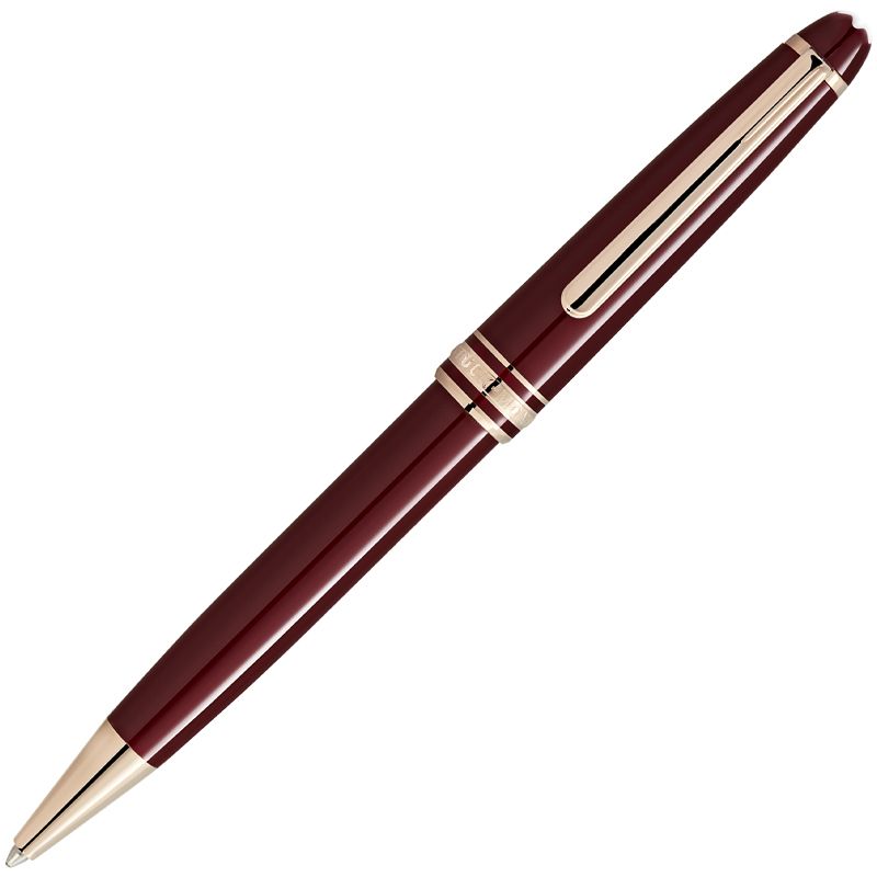 Montblanc Meisterstück Burgundy Red Classique Ballpoint Pen