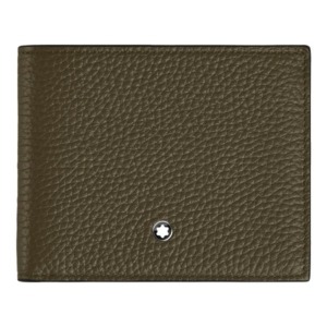 Montblanc Grain Leather Wallet 4cc with Coin Case