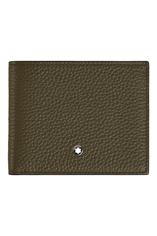 Montblanc Grain Leather Wallet 4cc with Coin Case