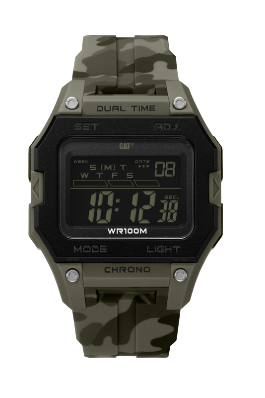 CAT Digi Squared Army Camouflage Digital Men’s Watch