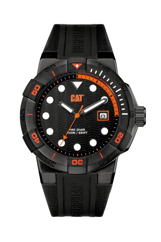 CAT Shock Diver Black/Orange Men’s Watch