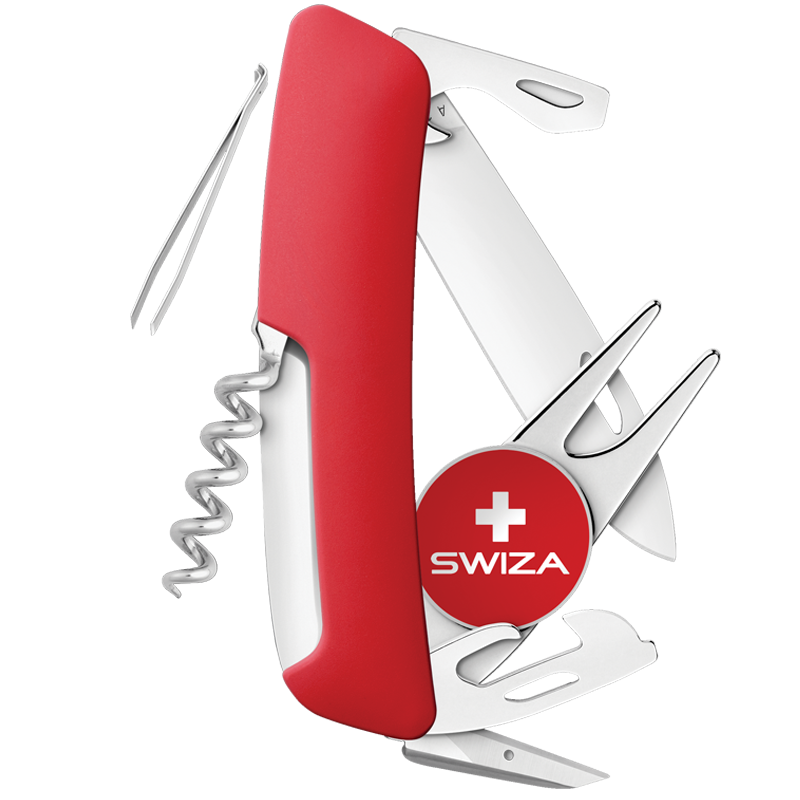 SWIZA GO05 Golf Knife Red