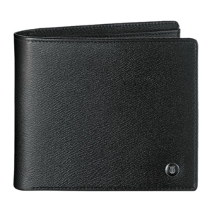 Lapis Bard Belgravia Center Addition Bifold Wallet – Black