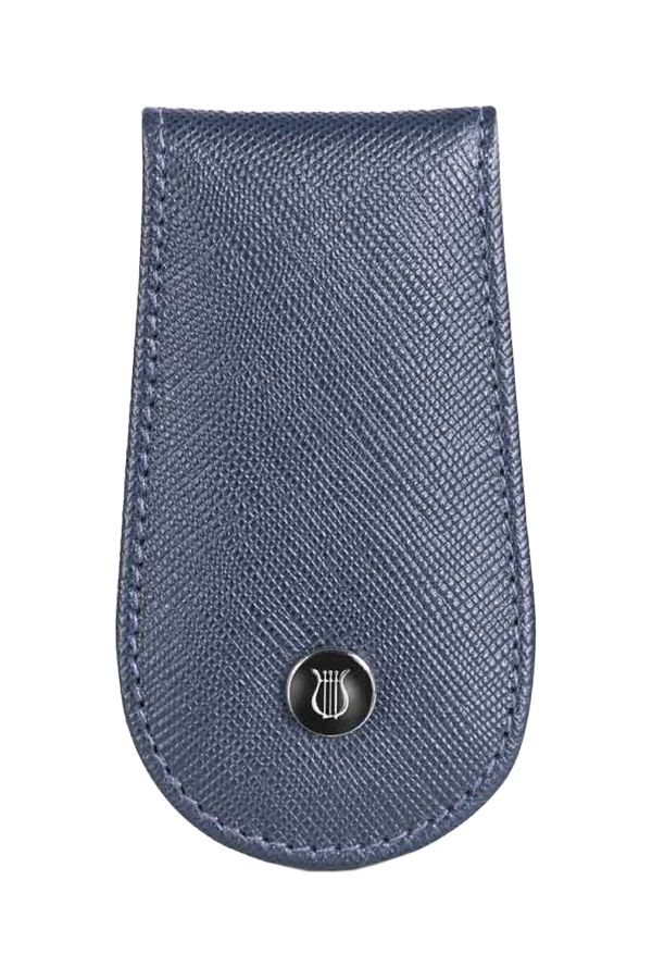 Lapis Bard Stanford Saffiano Magnetic Money Clip – Blue