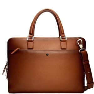 Lapis Bard Ducorium Spencer 15-Inch Slim Laptop Business Bag – Cognac