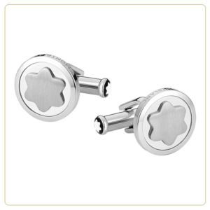 Montblanc Star Cufflinks with Resin Inlay