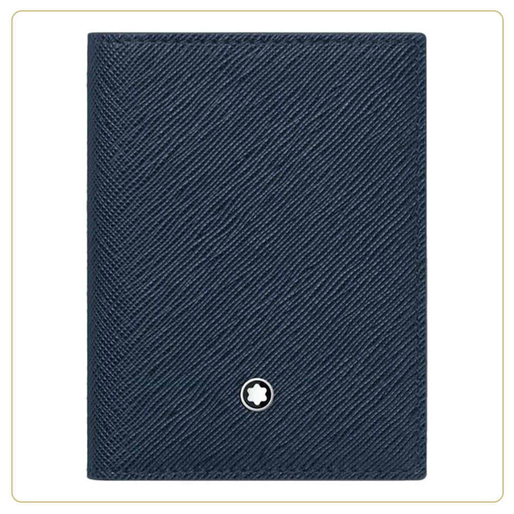 Montblanc Sartorial Card Holder 4cc – Ink Blue