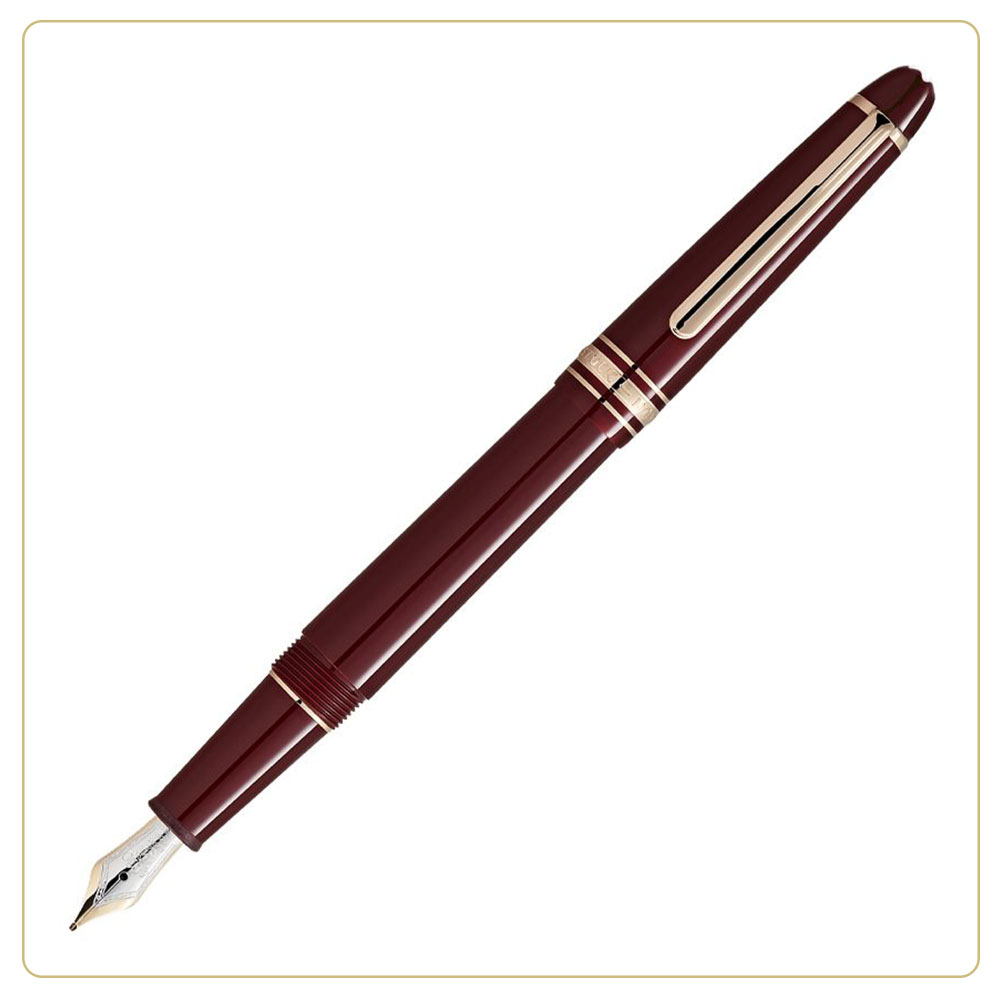 Montblanc Meisterstück Burgundy Red Classique Fountain Pen