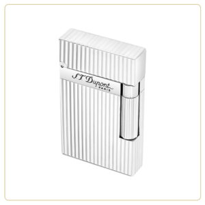 S.T. Dupont Ligne 2 Vertical Lines Silver Lighter