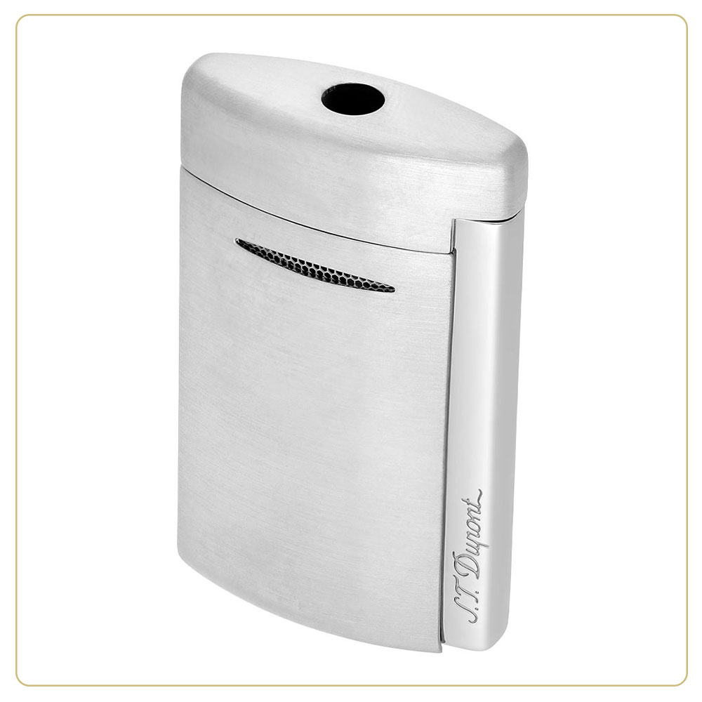 S.T. Dupont Minijet Brushed Chrome Lighter