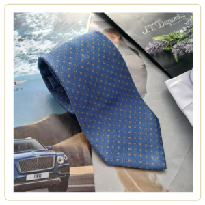 S.T. Dupont Italian Silk Necktie 8.5cm