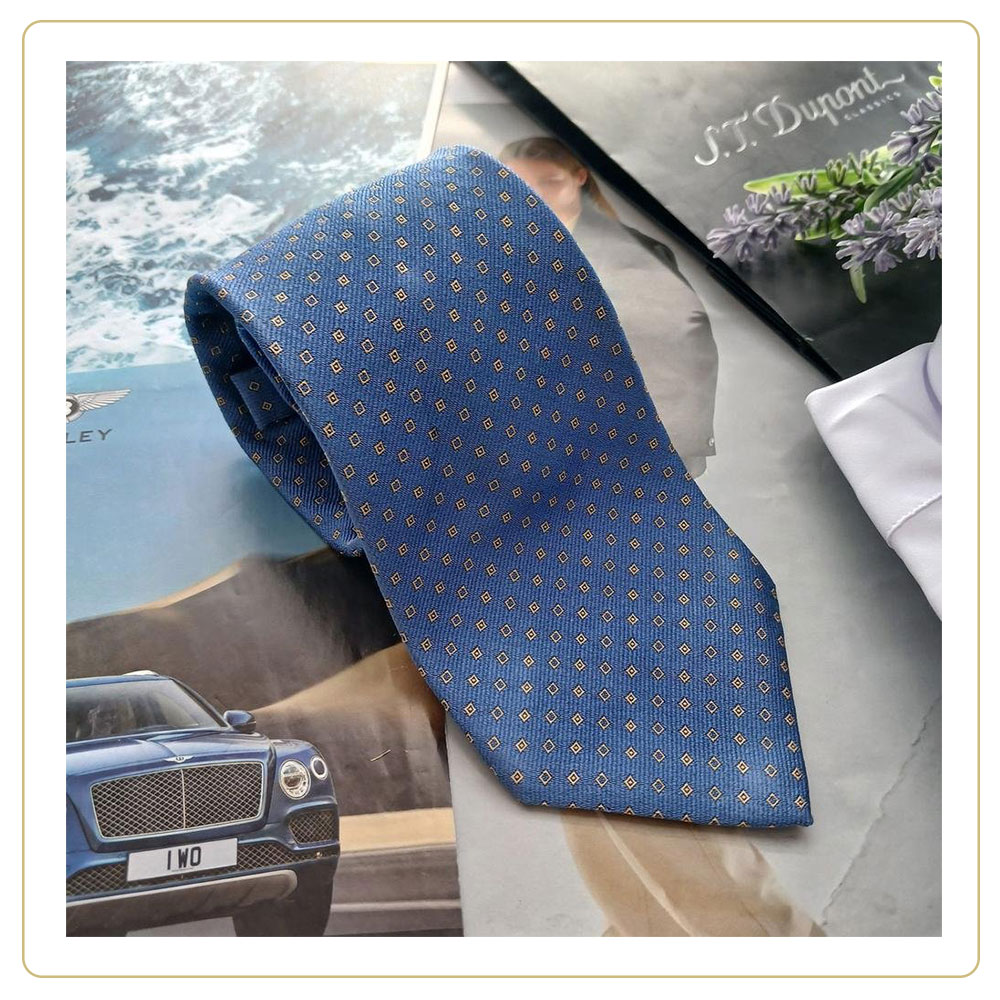 S.T. Dupont Italian Silk Necktie 8.5cm