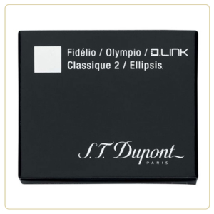 S.T. Dupont Black Fountain Pen Ink Cartridges – Pack of 6
