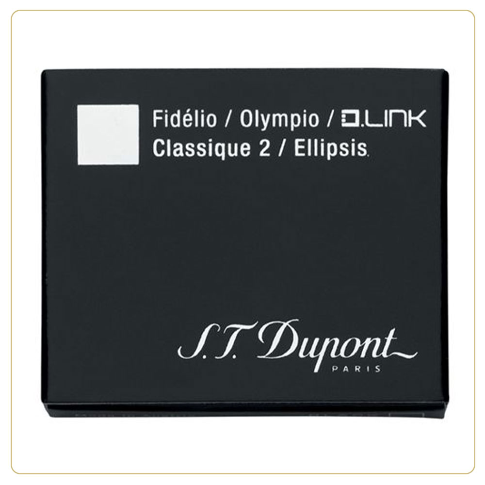 S.T. Dupont Black Fountain Pen Ink Cartridges – Pack of 6
