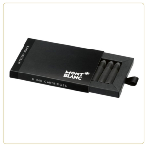 Montblanc Mystery Black Fountain Pen Ink Cartridges – Pack of 8