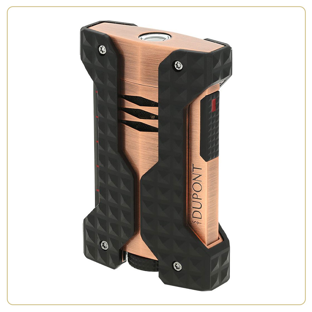 S.T. Dupont Windproof Brushed Copper Soft-Flame Lighter